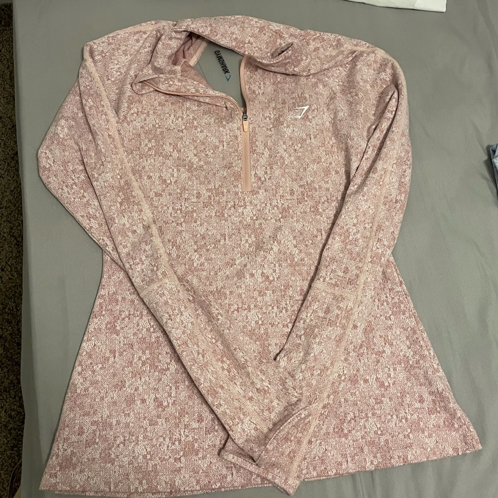 Gymshark workout fleece.new with tags. Dusty pink